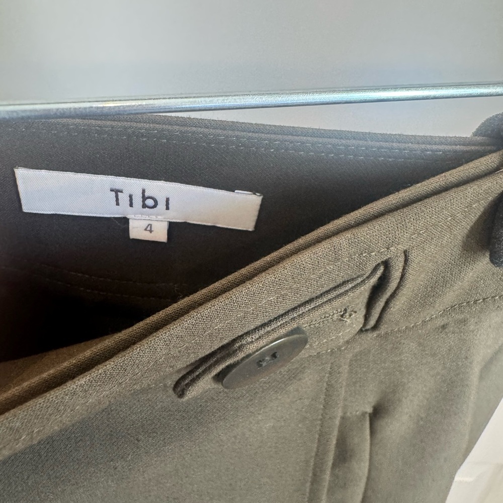 Tibi Green Wrap Midi Skirt for Casual Wear - Picture 2 of 7